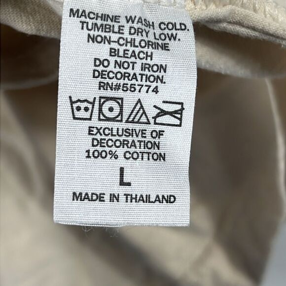 🔥🔥 ESSENTIALS LOS ANGELES Streetwear Cream RARE T-Shirt Size LARGE - PERFECT - Picture 9 of 9